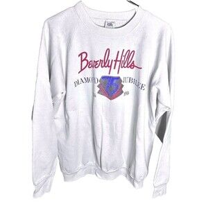 Vintage ‘89 Beverly Hills 75th Diamond Jubilee Crewneck Sweatshirt